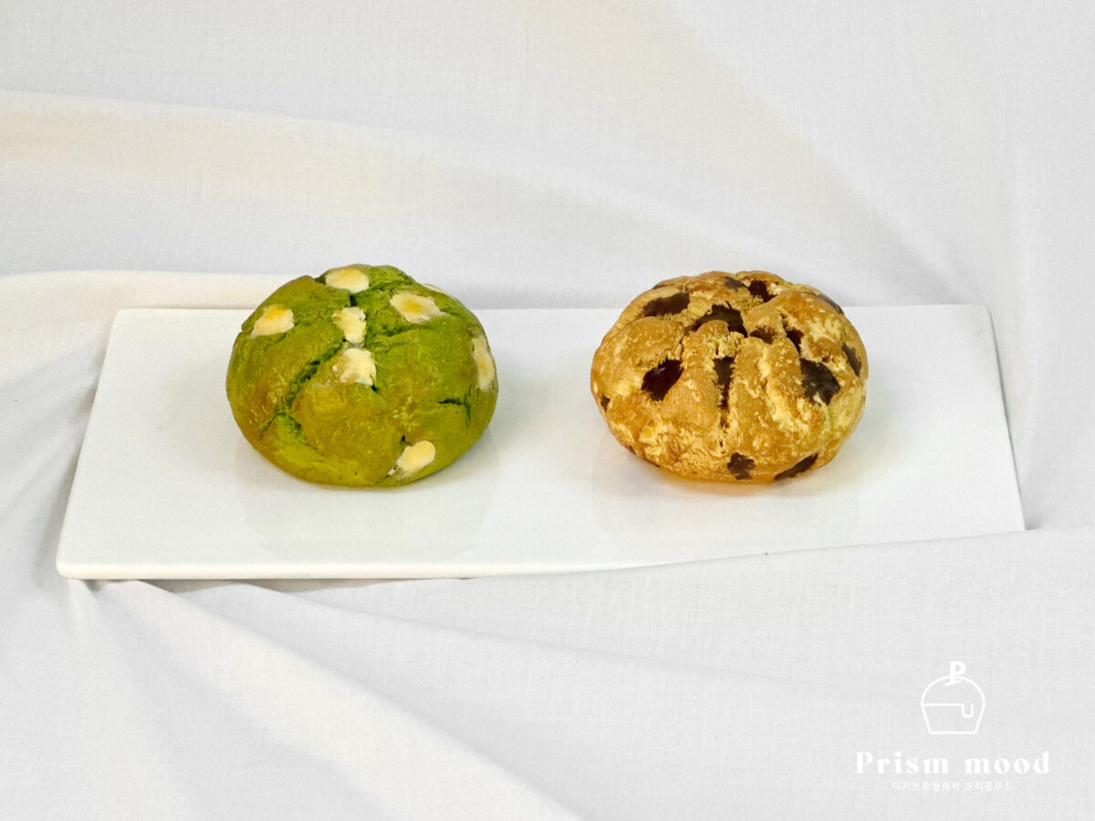 말차 초코 스콘 모형