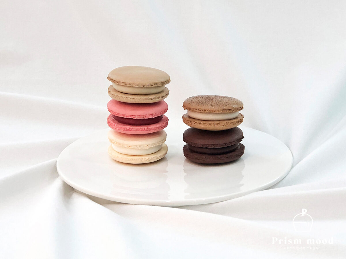 큰 마카롱 모형