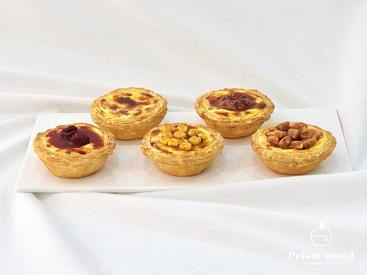 토핑 에그타르트 모형