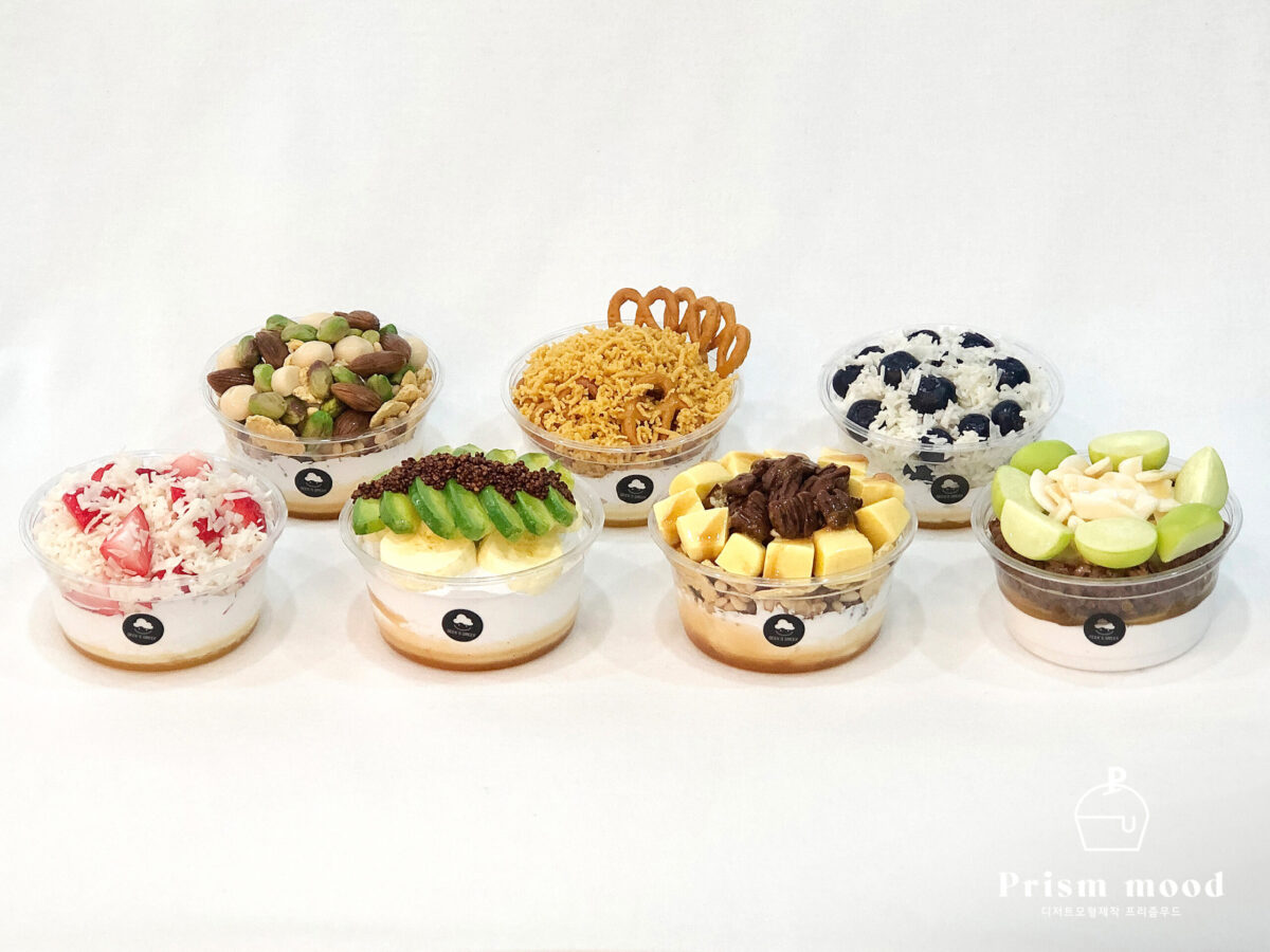 그릭 요거트 모형