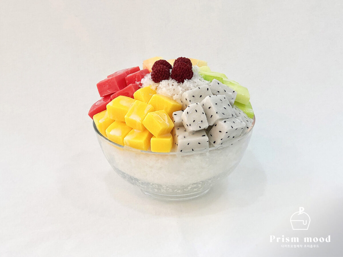 생과일 빙수 모형