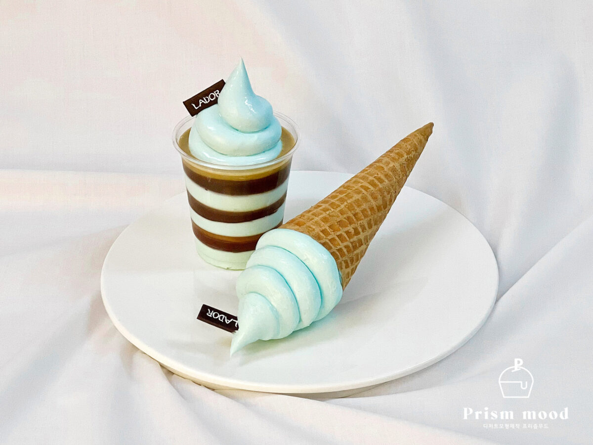 아포가토 콘아이스크림 모형