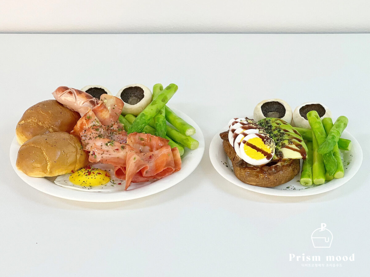 오픈 샌드위치 모형