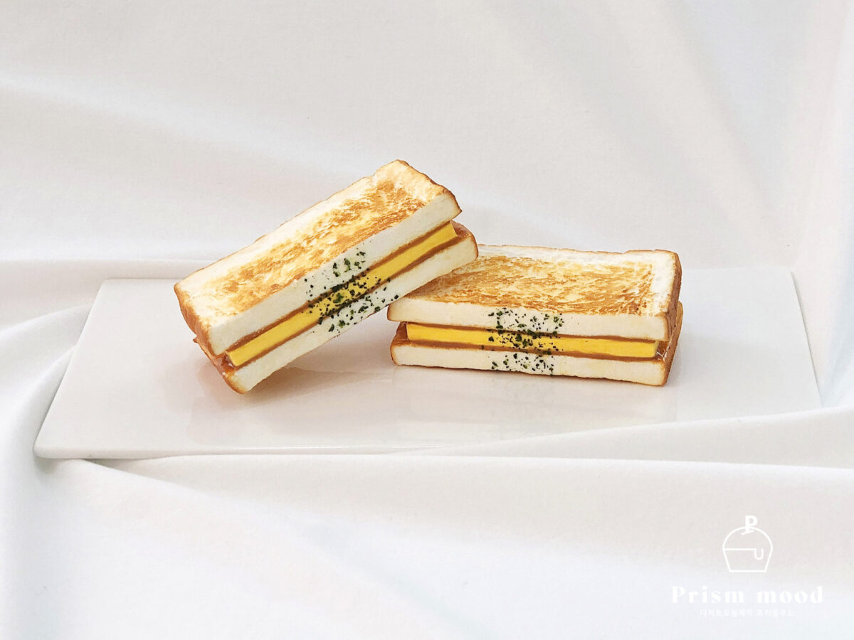 버터 카야토스트 모형