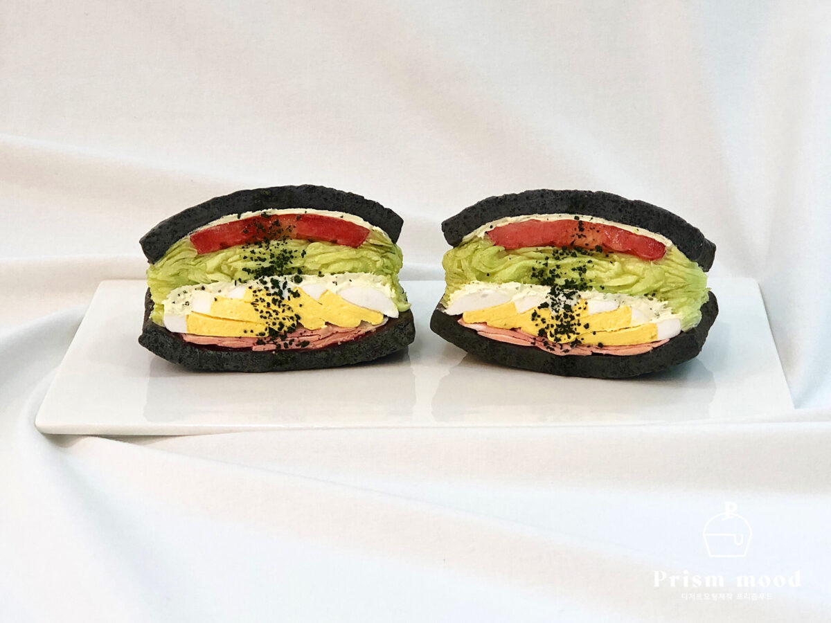 에그베이컨 샌드위치 모형