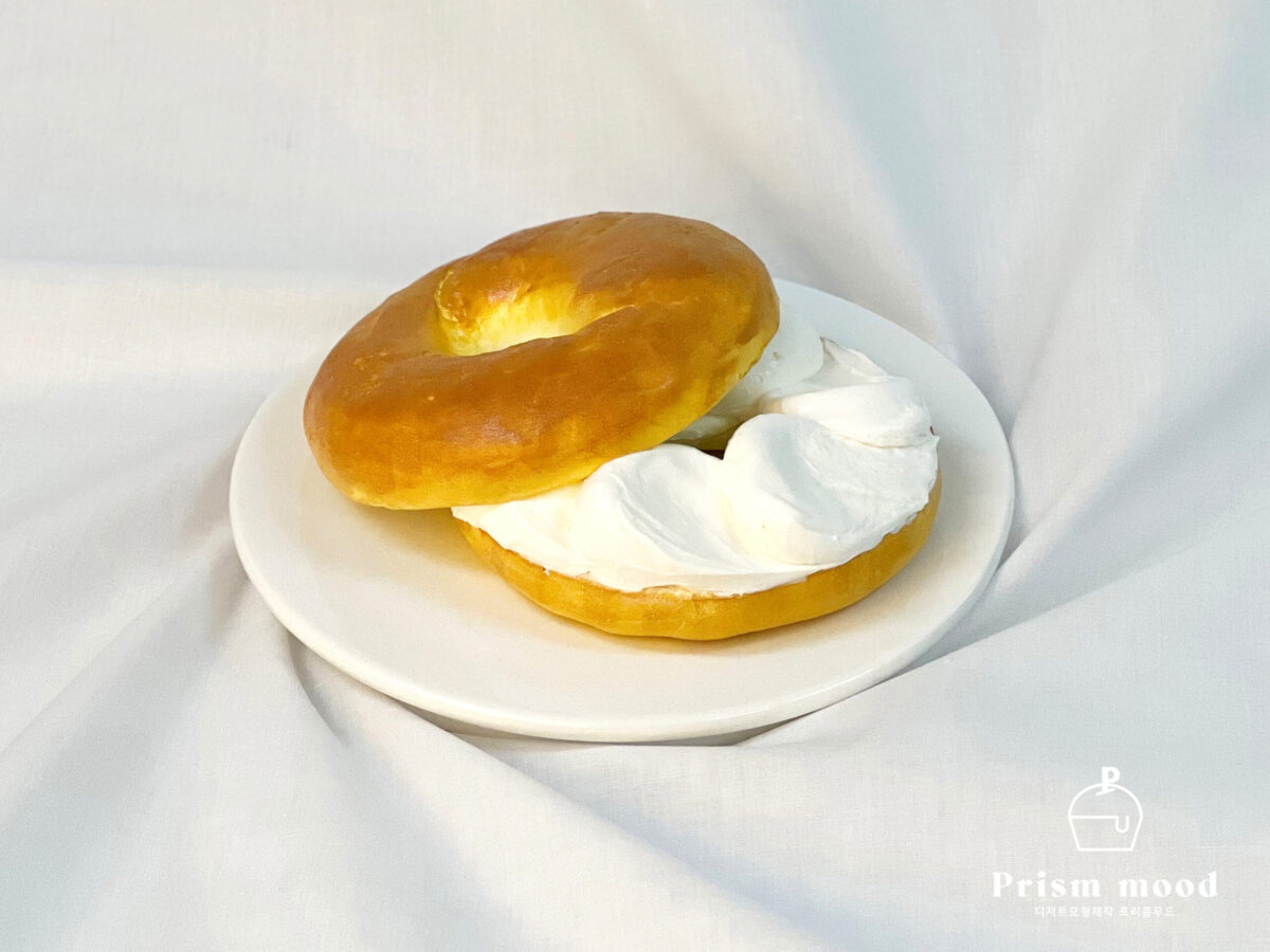 크림치즈 베이글 모형