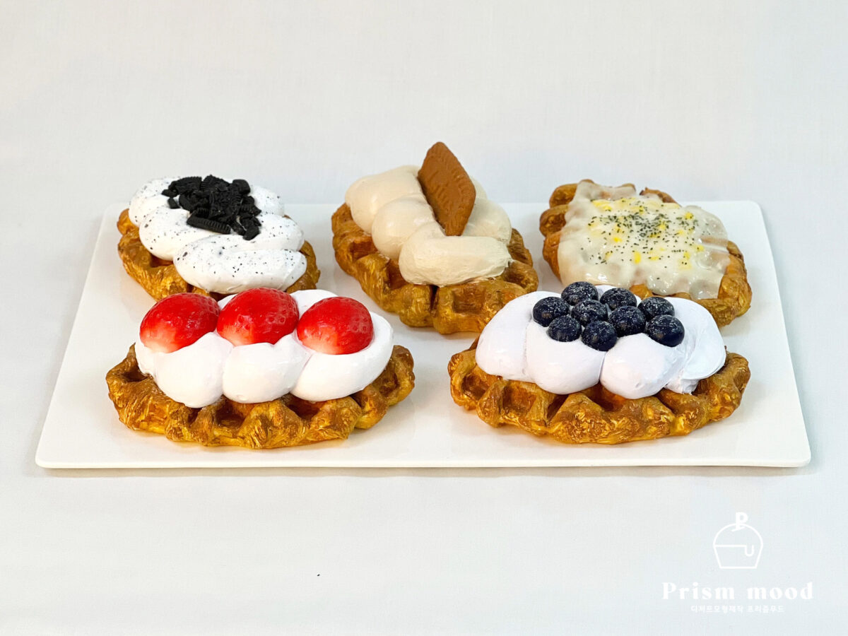 크림 크로플 모형