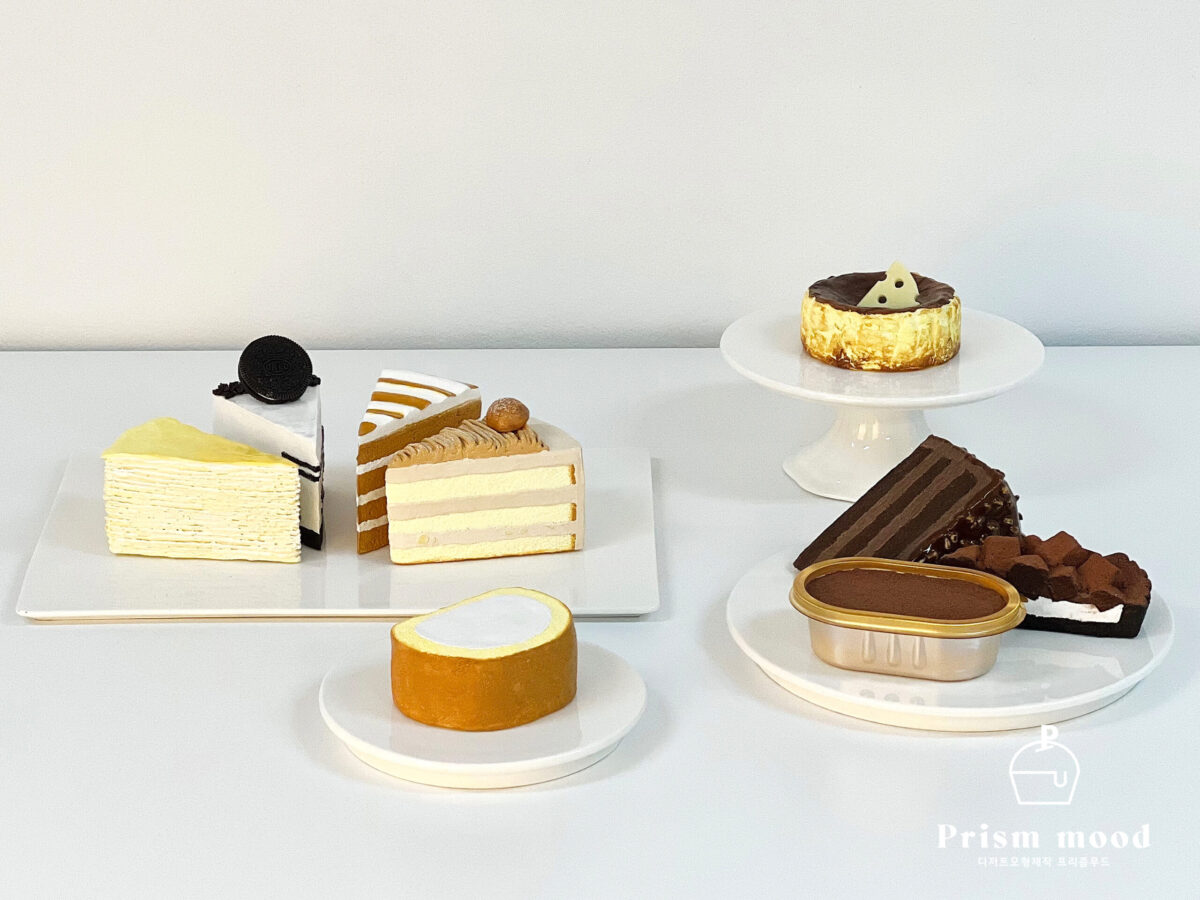 골든브라운 케이크 모형