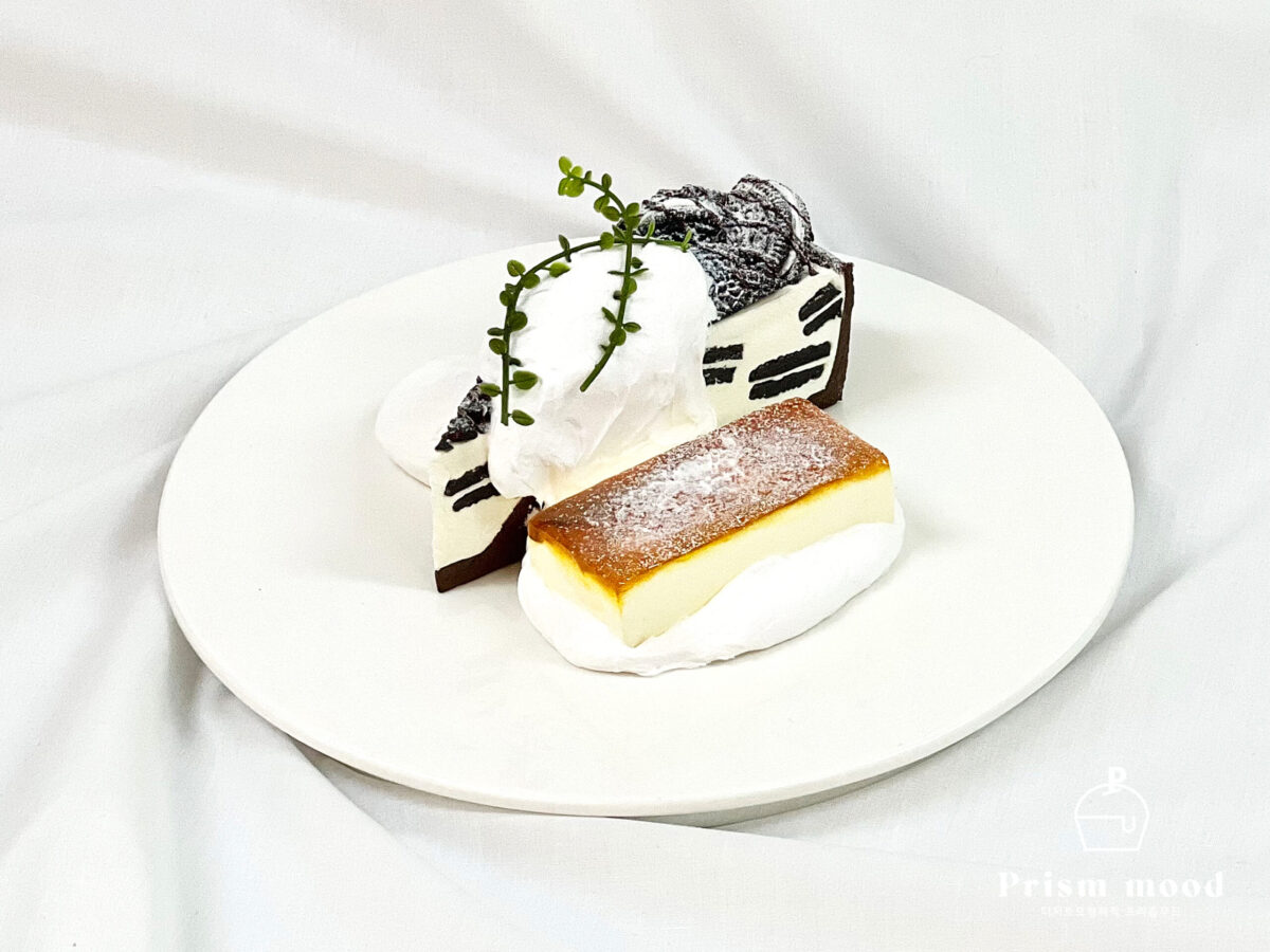 크림 오레오 케이크 모형